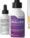 TriGuard MULLEIN Plus - Mullein Leaf Extract, Elderberry Extract & Olive Leaf Extract 2 fl oz) soutient une fonction respiratoire saine et le système immunitaire.