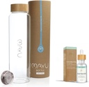 Bouteille Up Bundle - gouttes d'eau électrolytiques + 1,5L Bouteille en verre premium