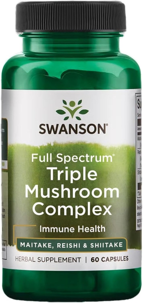 Swanson Full Spectrum Triple Champignon Complexe 60 Capsules