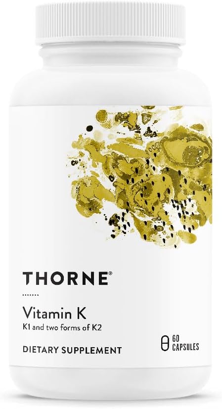 Recherche Thorne - 3-K Complet - Vitamines K1 et K2 pour le soutien du coeur et des os - 60 capsules