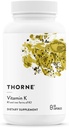 Recherche Thorne - 3-K Complet - Vitamines K1 et K2 pour le soutien du coeur et des os - 60 capsules