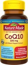 Nature faite CoQ10 100mg avec extrait de poivre noir pour l'absorption accrue de nutriments, supplément alimentaire pour le soutien de la santé cardiaque, 30 Softgels, 30 jours d'approvisionnement