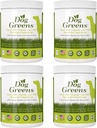 Supplément biologique à base de plantes pour la peau, le manteau, la digestive et la santé immunitaire chez les chiens (12 oz); naturel, holistique et vétérinaire approuvé, ajouter à la nourriture pour chiens, aliments pour chiens maison, aliments crus pour chiens, végétalien, 4 pack