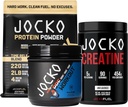 Jocko carburant préentraînement, poudre de protéines, et ensemble de créatine (paquet de 3)