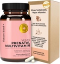 Vitamine prénatale de type futur avec DHA et L-méthylfolate dans une bouteille de verre - Supplément folate prénatal pour les femmes avec vitamine D et E, fer et biotine - sans gluten, sans OGM (60ct)