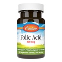 Carlson - acide folique, 400 mcg, offre un soutien prénatal important, développement foetal, 300 comprimés