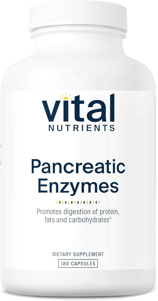 Nutriments vitaux Enzymes pancréatiques 1000mg (pleine force)