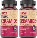 DEVA Vitamines végétales Restaurer la peau Comprimés de supplément de céramide, 60 Compte, (Paquet de 2)
