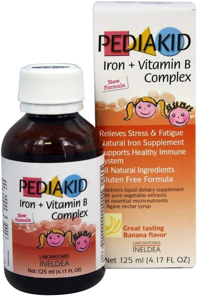 Complexe Iron + Vitamine B Toute nouvelle formule Vitamines naturelles et suppléments minéraux pour aider les enfants souffrant de fatigue, de fatigue et de fragilité