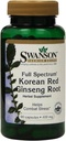 Swanson Premium Full-Spectrum Coréen Ginseng Root 400 mg 90 capsules - Paquet de deux