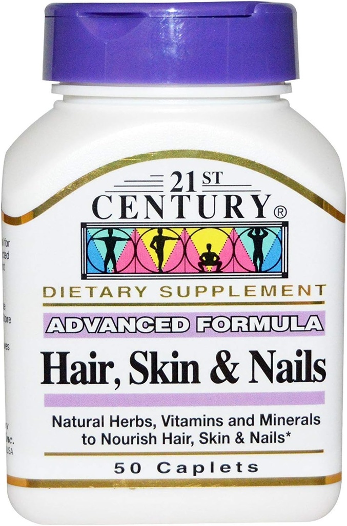21St Century Vitamines Coiffures, peau et ongles Formule Capsules - 50 Ea (paquet de 2)