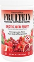 NaturesPlus FRUITEIN Shake aux fruits rouges exotiques - 1,3 lb - 13 grammes de protéines végétales par portion - Supporte le système d'énergie et d'immunité - Végétarien, sans gluten et sans OGM - 16 portions