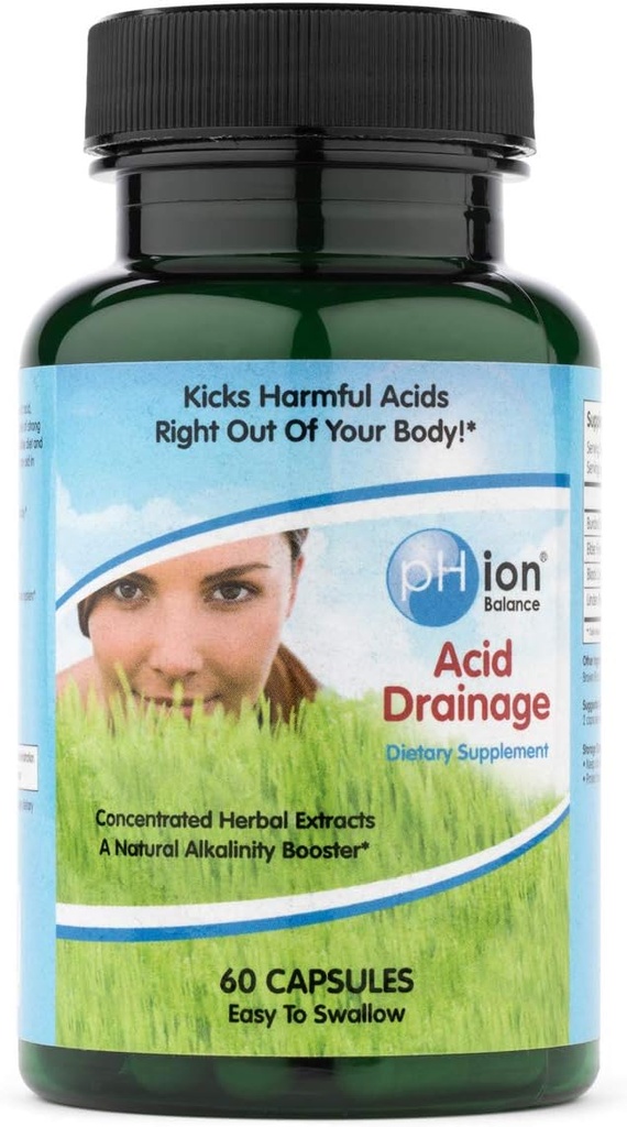 pH Balance Drainage acide, Capsules, 60-Conte