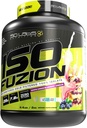 Iso Fuzion 100% Whey Isolate 28g Poudre de protéines non dénaturées, Cobbler de bleuets Choco blanc, 4,4lb