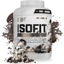 Recherche sur les nutriments IsoFit Whey Protéine Poudre Instantanée 100% Whey Protéine Isola (70 portions, cookies et crème)