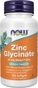 MAINTENANT compléments alimentaires, glycine de zinc avec 250 mg d'huile de graines de citrouille, soutient la santé de la prostate*, 120 softgels (paquetage mai Vary)