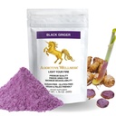 Bien-être addictif Ginger noir thaïlandais pour les hommes, supplément Ginger thaïlandais pour soutenir le métabolisme de l'énergie, l'endurance et la performance, Freeze poudre de ginger noir séché, 50 Grams (1.76 Ounce), Vegan & Paleo