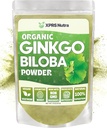 XPRS Nutra bio Ginkgo Biloba poudre - Suppléments Gingko Biloba pour la cognition - Vegan Friendly Ginkoba Biloba biologique - Immunity Boosting Ginkgo Biloba poudre (4 oz)