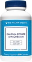 Citrate de calcium et magnésium (300 capsules) par The Vitamin Shoppe