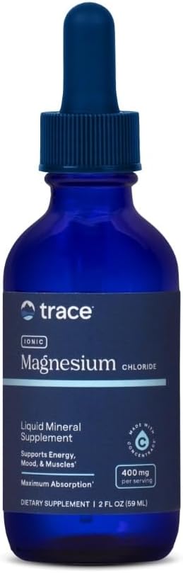 Trace Minerals Ionic Magnesium - Liquid Ionic Magnesium for Supporting Essential Body Functions - Energy, Immune, Muscle & Nerve Support - Natural - Full-Spectrum Minerals - 2 fl oz