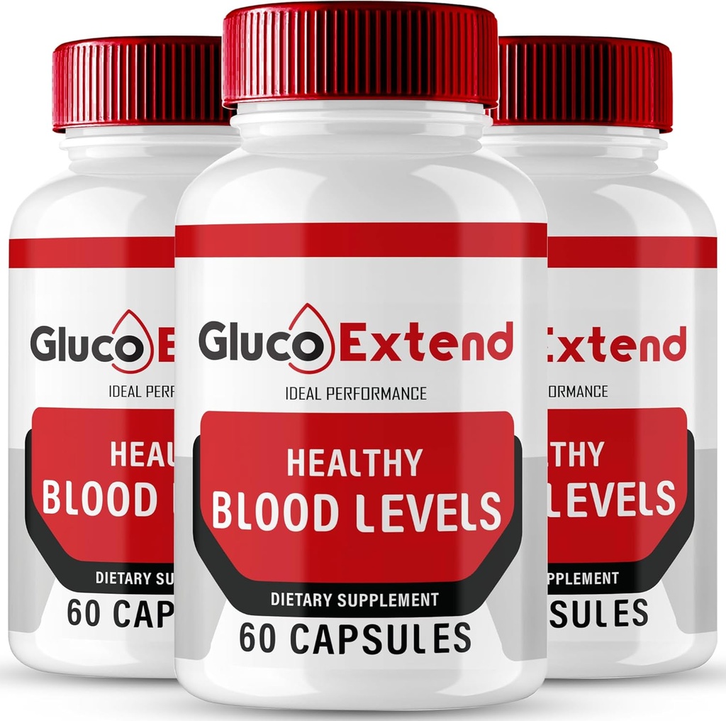 Gluco Extend Capsules, GlucoExtend Formule de Support Pills - Fort maximum, Gluco Extend Health & Wellness Toutes les formules naturelles, GlucoExtend Capsules de Santé Officielles Avis (3 Pack)