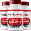 Gluco Extend Capsules, GlucoExtend Formule de Support Pills - Fort maximum, Gluco Extend Health & Wellness Toutes les formules naturelles, GlucoExtend Capsules de Santé Officielles Avis (3 Pack)