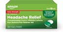 Amazon Basic Care Headache Relief Geltabs, 80 Count