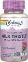 Supplément extrait de chardon de lait Solaray, 175mg, 60 Compte