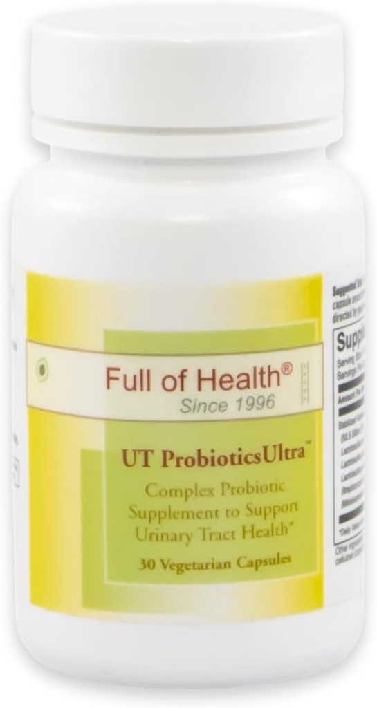 UT ProbioticsUltra [30 Vege Capsules] – Ultra-Strength (52.5 Billion CFU) Probiotic Complex | Urinary Tract Health Support | Quality Non-Dairy Ingredients