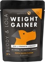 Buddy & Lola Dog Weight Gainer - Supplément chien pour gain de poids - Dog Protien Poudre pour Max Muscle Builder, Supplément haute calories pour tous les chiens et races inc Bully. Tapper Pro Food - Fabriqué aux États-Unis