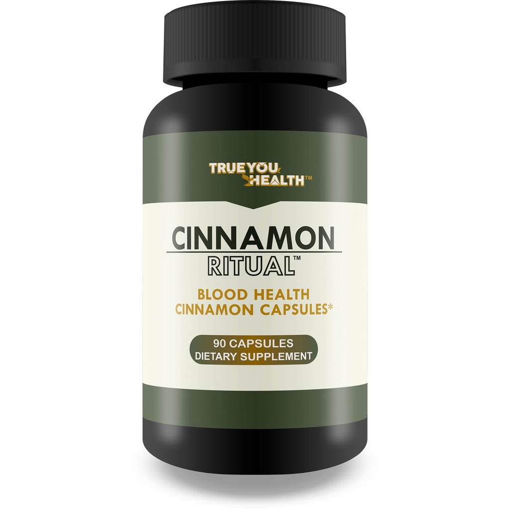 Rituel de cannelle - Notre meilleur supplément de cannelle pour le soutien du sang - Promotion d'un flux sanguin sain - Amélioration de la formule W/turmérique et des vitamines - Réinitialisation du glucose Sucre rituel Santé Santé du sang