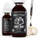 Hodgins Récolte Bio Mane Fruiting Corps Teinture - Supplément de champignons pour la santé du cerveau et la concentration mentale - Formule double extrait - Extra concentré - Bouteille de 2 fl oz