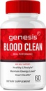 Genesis Blood Clean Capsules - Supplément de formule avancée pour la force maximale - Nettoyeur de vaisseaux sanguins naturels, GenesisBlood Clean Pills, GenesisBloodClean Pastillas Reviews (60 capsules)