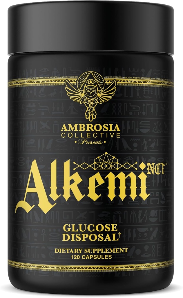 Alkemi NCT® - Agent de soutien avec Berberine, Extrait de cannelle ProCynCi®, Picolinate de chrome, InSea2® et GlucoVantage