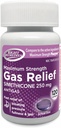 Relief du gaz Résistance maximale, Siméthicone 250 mg, (120 softgels), Relief rapide du gaz, Bloading, plénitude, malaise douloureux, Comparer à la force maximale Phzyme Ingrédient actif