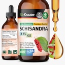 BIO KRAUTER Schisandra Berry Drops - Supplément Schisandra naturel pour le soutien de l'humeur - Extrait sans alcool et sans sucre - 4 Fl.Oz.