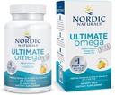 Nordic Naturals Ultimate Omega Xtra, Lemon Flavor - 60 gels mous - 1480 mg Omega-3 + 1000 UI Vitamine D3 - EPA & DHA - Santé du cerveau, du coeur et des immunes - 30 portions