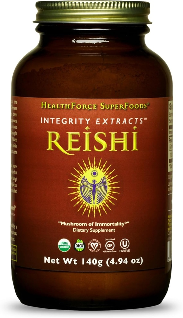 HealthForce Superfoods Integrity Extraits Reishi - Poudre - 140 grammes