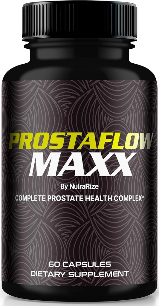 ProstaFlow Maxx Capsules, Supplément ProstaFlow Max Prostate Support, Supplément tout naturel pour le contrôle, pilules avancées pour l'énergie, Avis Prosta Flow Maxx (60 capsules)