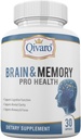 Brain & Memory Pro Health - Soutien naturel à la fonction cognitive - Supplément Mind & Memory pour la santé cérébrale - Vegan et non-OGM - Fabriqué aux États-Unis – 30 capsules