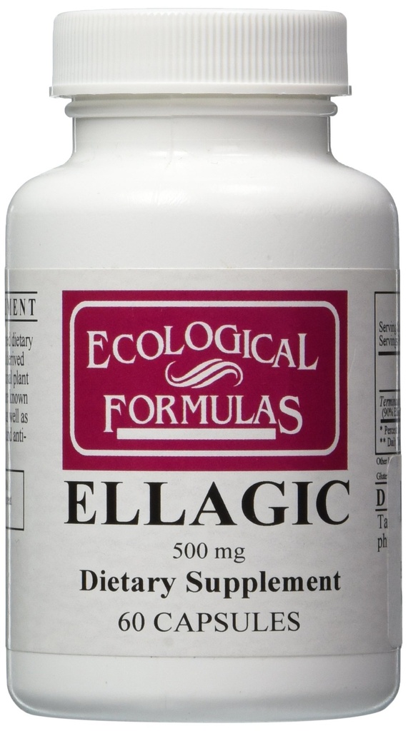 Formules écologiques - Ellagic 500 mg 60 capsules [Santé et Beauté]