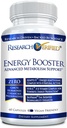 Recherche Vérified Energy Booster - Natural Energy Support - 60 Capsules - Sans caféine - B Vitamines et adaptogènes - 1 mois d'approvisionnement