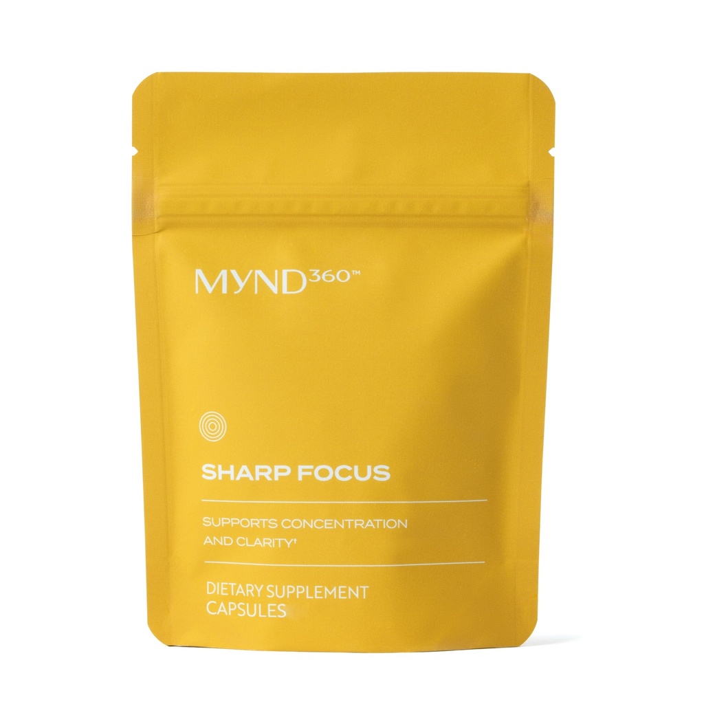 Nu Skin MYND360 Sharp Focus (60 capsules) Vitamine B12 & Vitamine B6 pour la mémoire, la concentration et la clarté