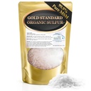 Gold Standard Organic Sulfur Crystals 1lb - 99.9% Pure MSM Crystals - High-Purity MSM Supplement Powder - Large Granular Flakes - 3rd Party Tested for Purity