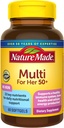 Nature Made Multivitamin For Her 50+ with No Iron, Womens Multivitamin for Daily Nutritional Support, Multivitamin for Women, 60 Softgels, 60 Day Supply