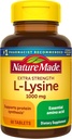 Nature Made Extra Strength L-Lysine 1000 mg Comprimés, 60 Compte pour la synthèse des protéines