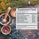 Khroma Herbal Products Trauma Blend - Support de trauma biologique - 60 Capsules Vegan dans des bouteilles en verre USDA Organic, Vegan, Kosher, 3ème partie testée