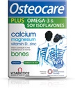 Vitabiotics Osteocare Plus 2-en-1 Formule - Calcium 800mg avec vitamine D3, Magnésium, zinc et Omega-3.