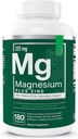Eléments essentiels Magnésium Plus Zinc avec Vitamine D3-S Scientifically Formulé Heart, Bone & Muscle Support