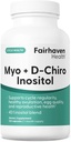 Fairhaven Health Myo-Inositol et D-Chiro Inositol Supplément pour les femmes (rapport de 40:1) Supplément pour la fécondité féminine pour les femmes et l'équilibre hormonal